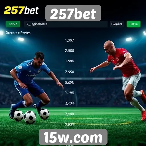 Comparativo de odds em jogos no 257bet